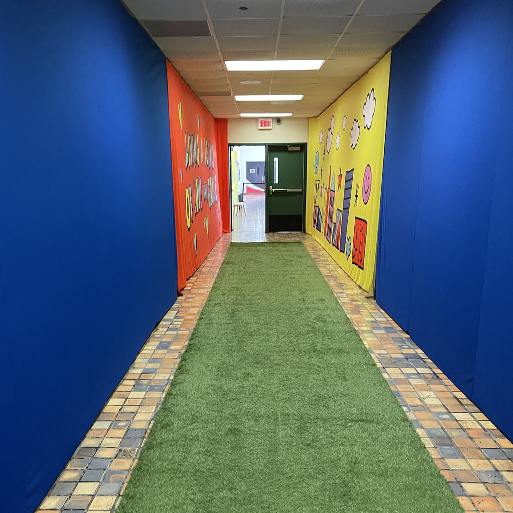 scuba wall at a high school