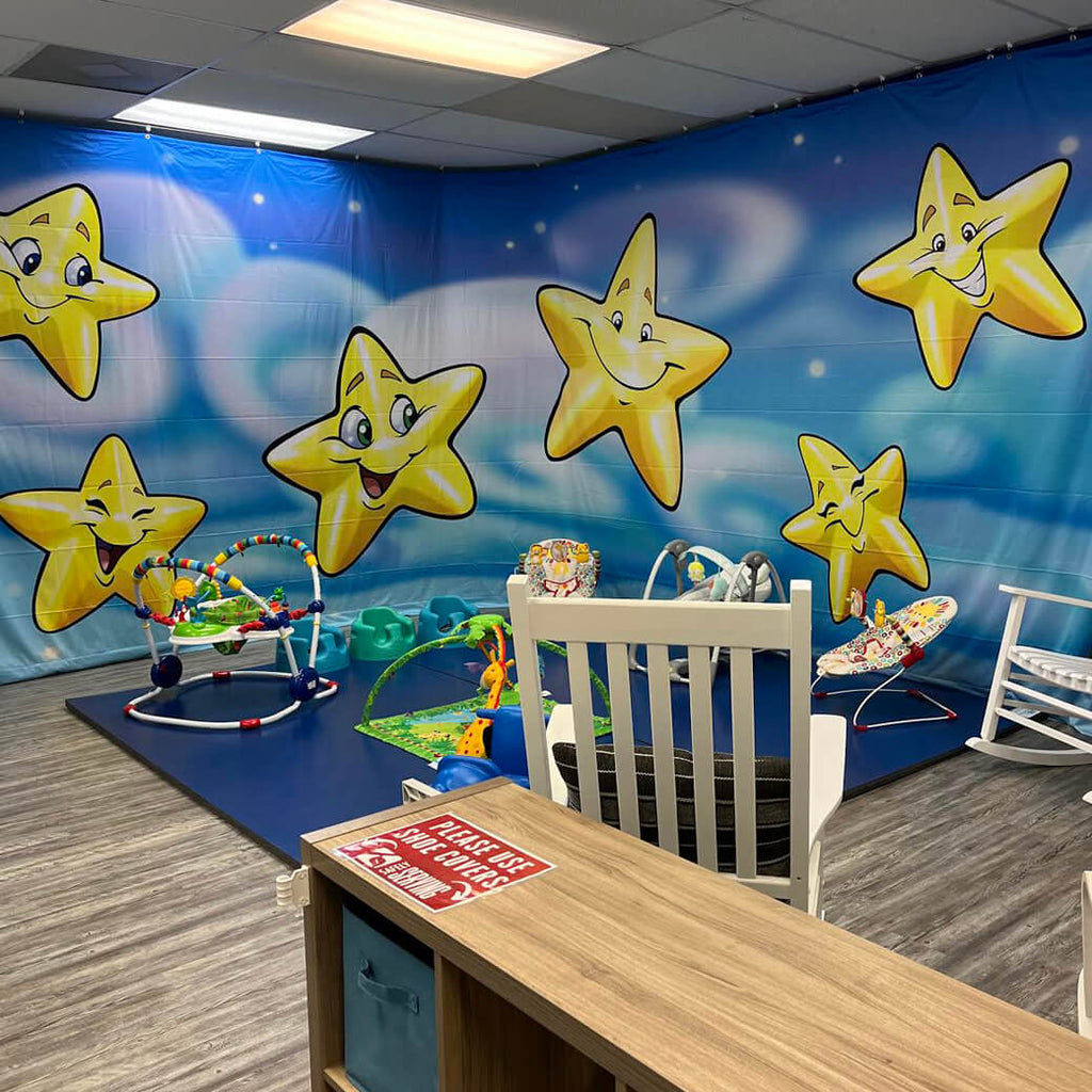 Custom Scuba Wall With Magnets for Portable Churches